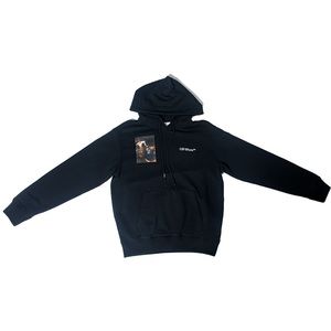Off-White Caravaggio Lute Slim Hoodie Black